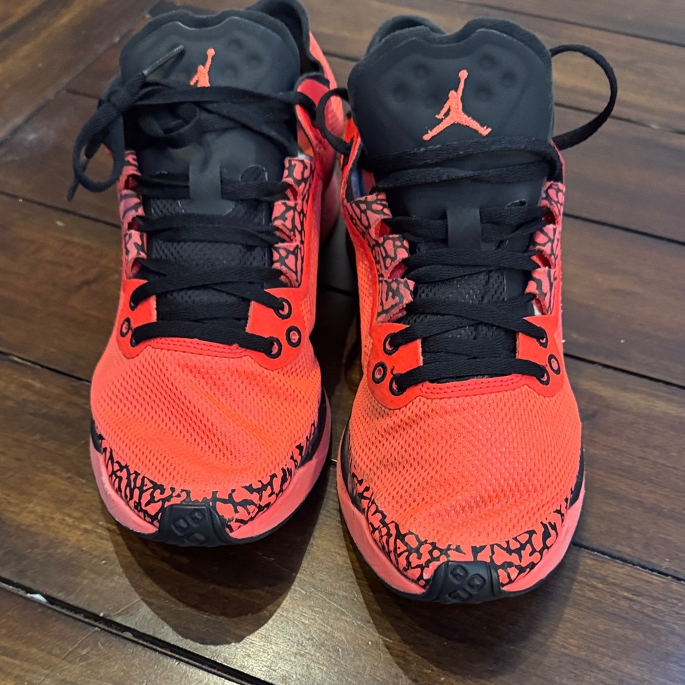 Men’s Jordan Athletic Shoes in Orange and Black